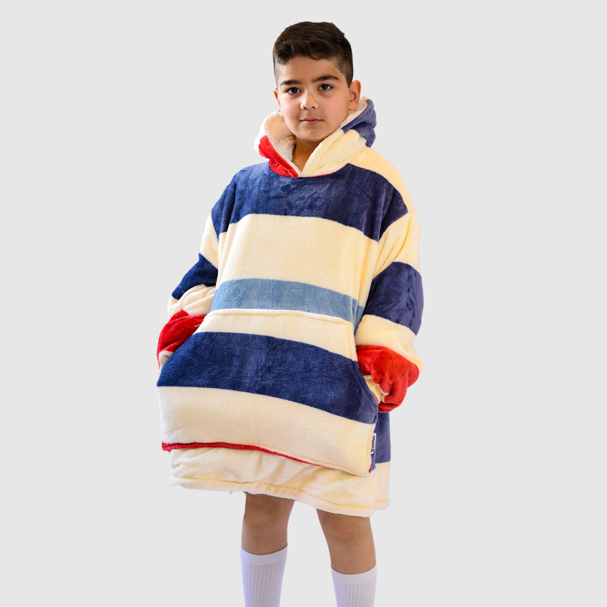 Stripy Kids Puffee – Kuddle Sleep
